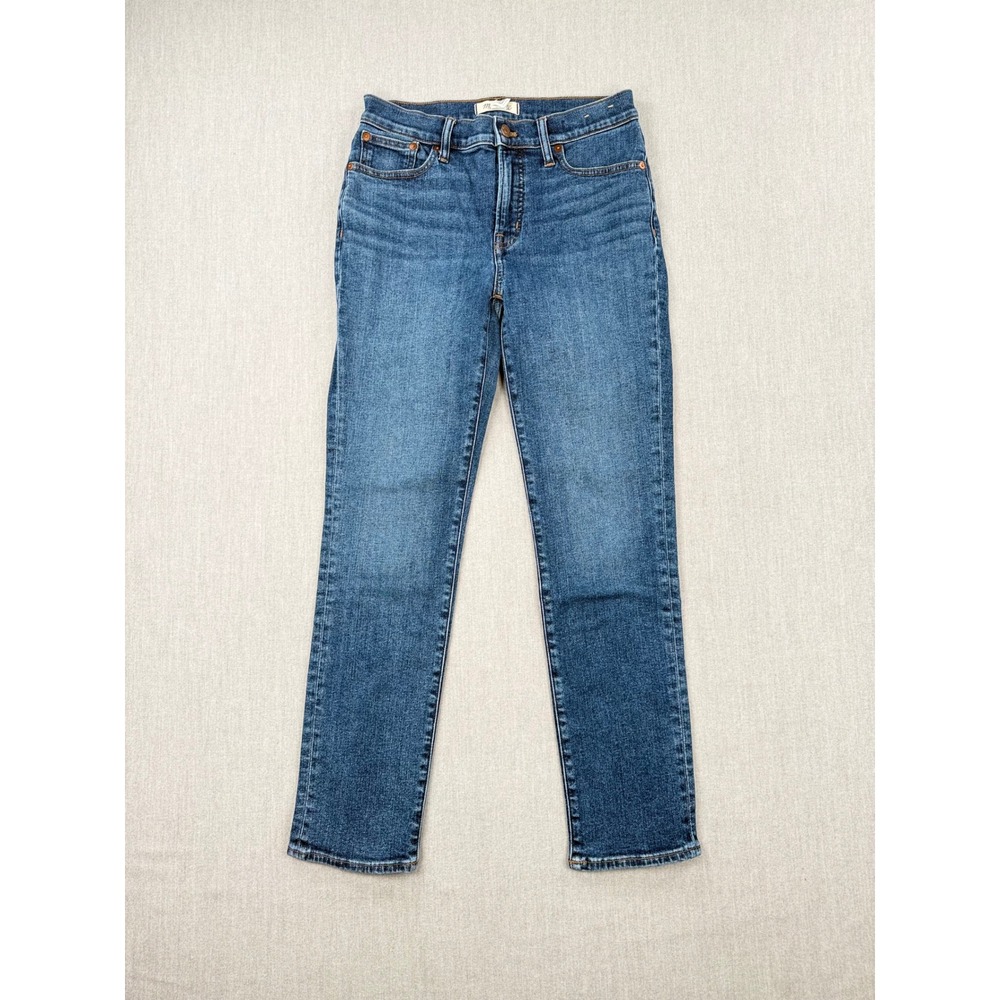 Madewell The Mid-Rise Perfect Vintage Jean Medium Wash Straight Leg Size 26